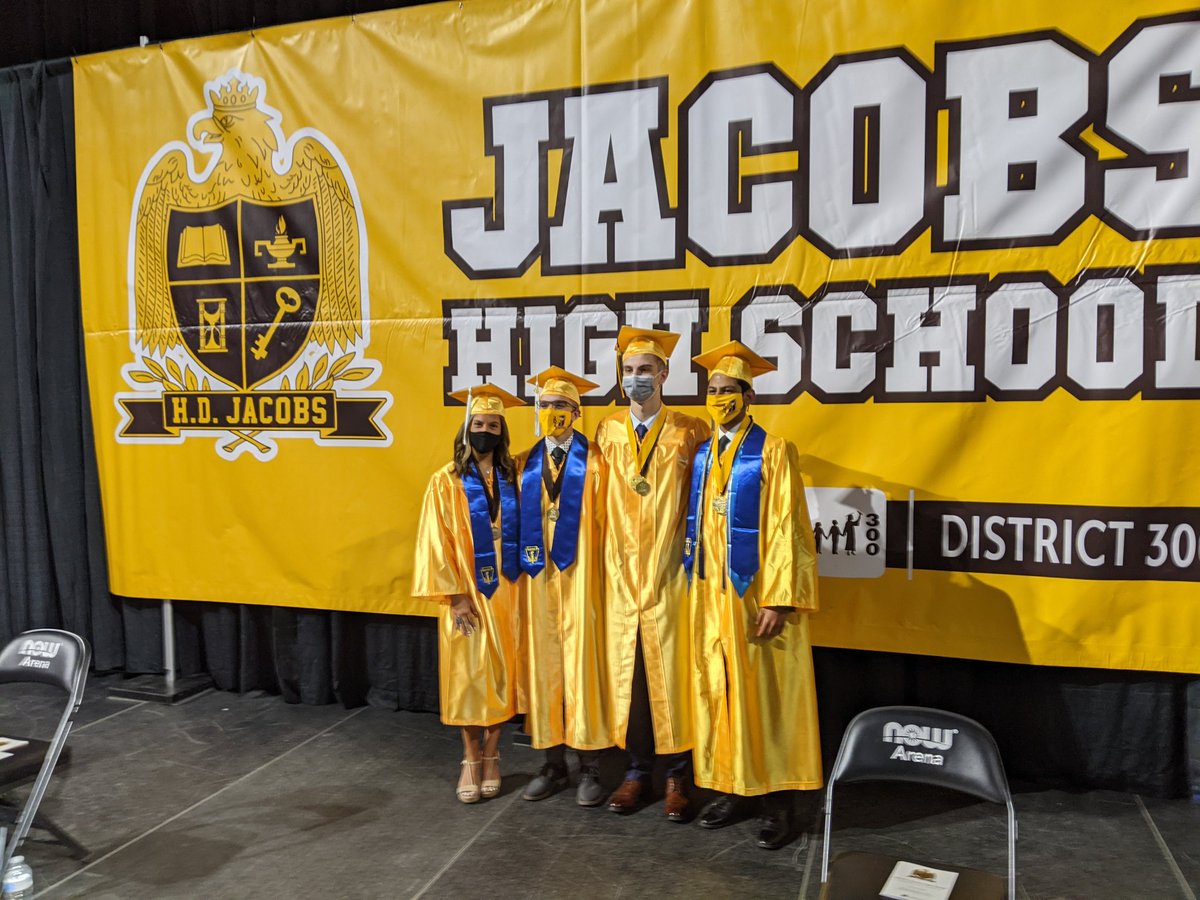 Minutes away from our second graduation group for Harry D Jacobs today. Congratulations!!!