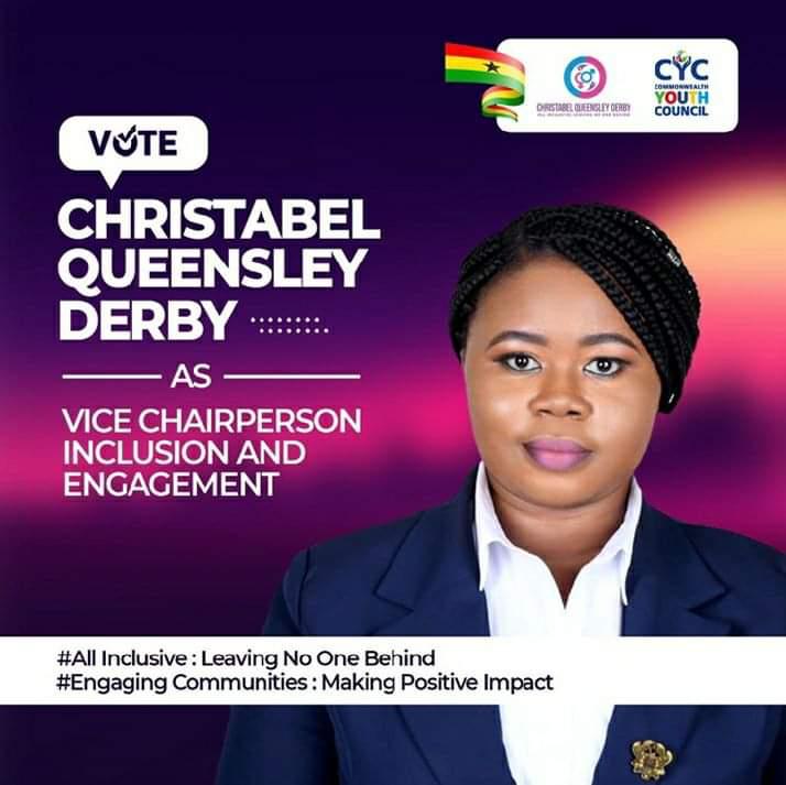 DerbyQueensley's tweet photo. As Commonwealth Youth Council close the window for the campaign in the next few hours, my vision for the CYC Vice-Chairperson Inclusion and Engagement remains intact, unshaken and forward.  
“ All inclusive : Leaving No One Behind”
#QueenDerby4CYC
#commonwealthYouth https://t.co/oaKdEUUK8r