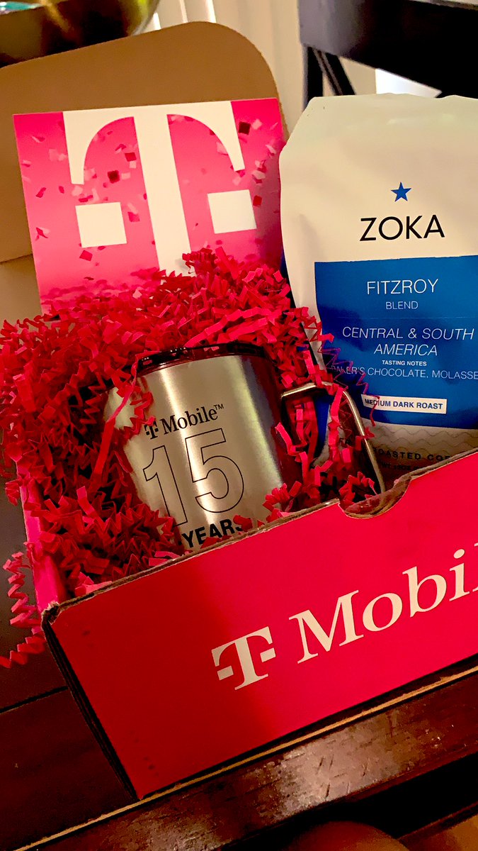 I wasn't expecting anything else from <a href="/TMobile/">T-Mobile</a> ya'll stay spoiling me. BUT to have <a href="/MikeSievert/">Mike Sievert</a> send me some coffee... That's ❤️ #nerules #milestones