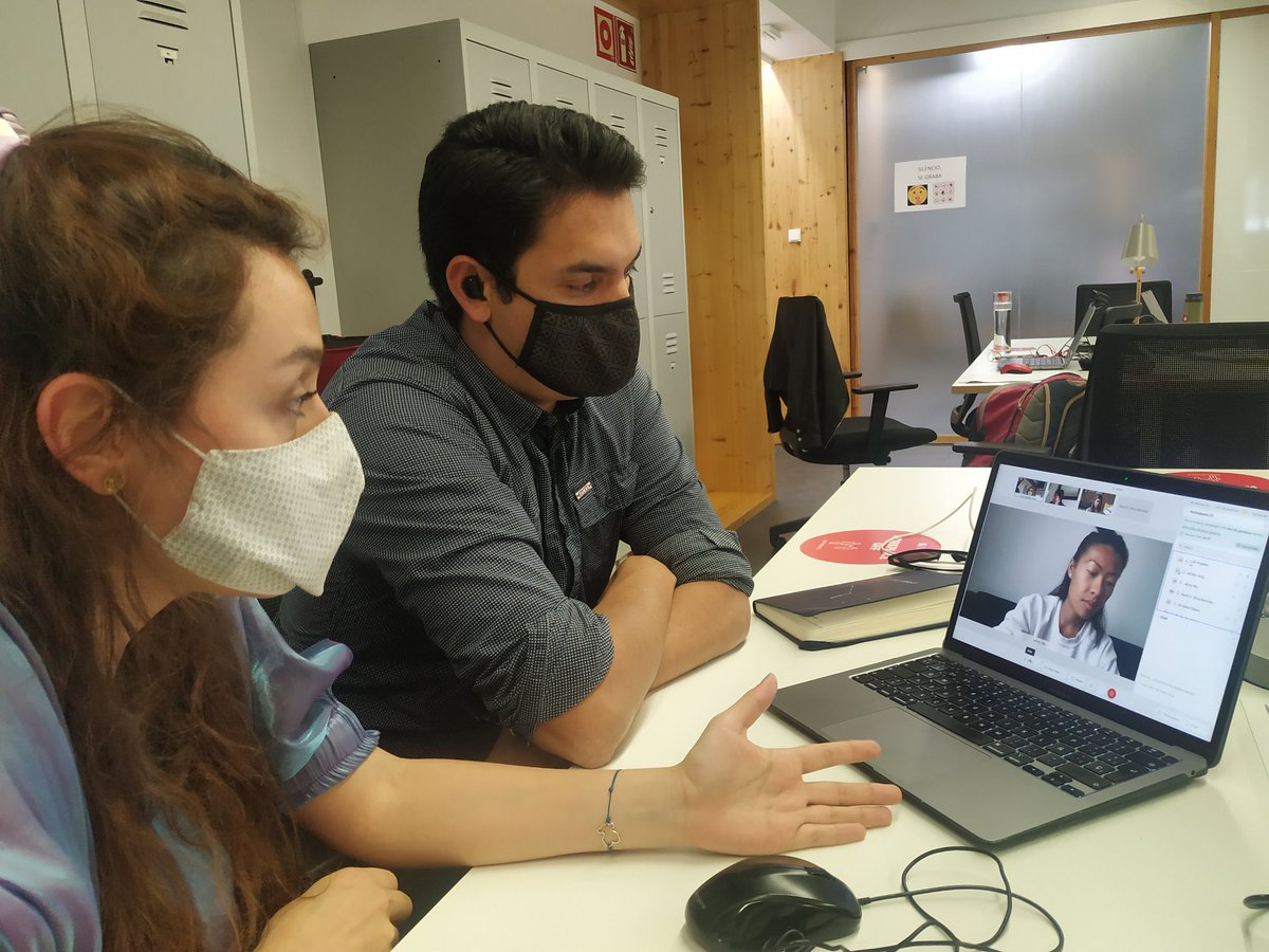 Dakini's tweet photo. Day 2 We are ready to make the ideas create something for the Kids at the hospital 🏥 #Hackathon
#HackTheHospital #Barcelona #Boston
#mobileworldcapital
@garage__stories
@5GBarcelona
#5GtransatlanticLab
#SantJoandeDeu
#BostonChildrensHospital
#MWC2021
@FundlaCaixa https://t.co/IMO4etL0en