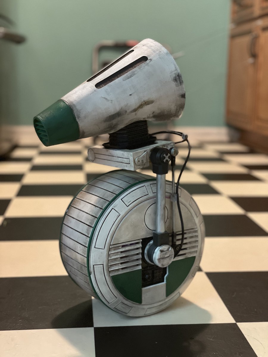 jonhaag's tweet photo. 1.5 years later, I'm calling this D-O done. He's twitchy, but he drives well enough.

#dodroid #3dprinted #droidbuilders https://t.co/6OXfzSLpi3