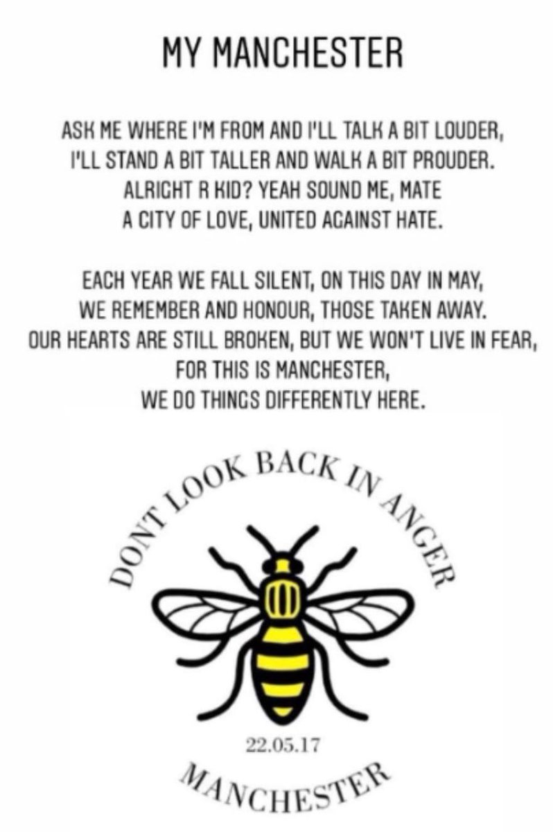 _ICAcademy1's tweet photo. ICA will always remember and never forget! 🐝

#WeAreICA #standardsandcharacter #ManchesterRemembers #Remember22🐝 https://t.co/6RkqVxcLQd