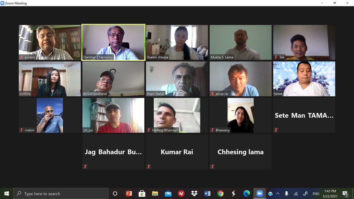 22 May 2021
Anthropology colloquium series - 7. 
Thank you so much Dr. Lhamo Sherpa  @Lhamo_Y for your talk; "COVID-19 and Women's Health in Nepal."  We thoroughly enjoyed your informative, illuminating and thought-provoking presentation as well as the Q&amp;A session.
