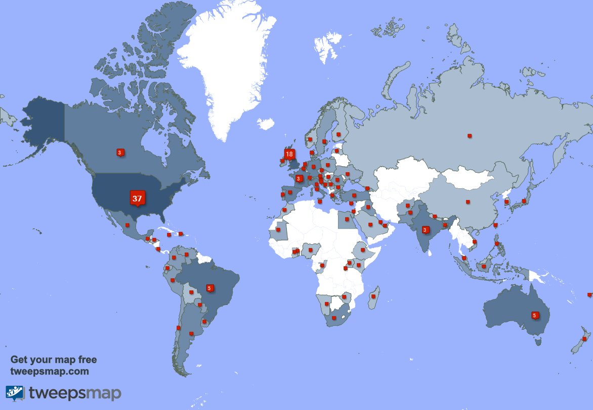 Special thank you to my 2 new followers from UK., and more last week. tweepsmap.com/!lucygoldenhea…