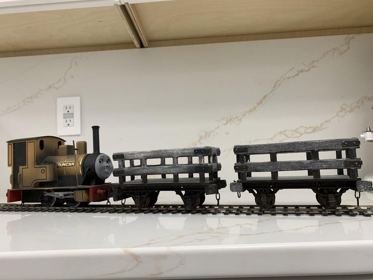 ThomasTankMerch's tweet photo. THANK YOU FOR 8000 FOLLOWERS! Here's Duncan, but probably not the one you expected! You may be wondering how we have this if the S5+ NG scale Duncan is in Japan. This is actually a styrene/resin model which was made to ride on the back of Madge in the episode "Cool Truckings"! https://t.co/AyrJT58VIN