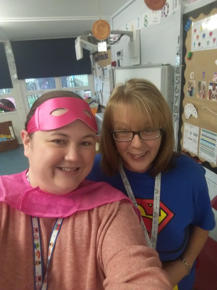 LordswoodEYFS's tweet photo. Even the teachers enjoyed dressing up for superhero day #challenge26 https://t.co/XMVWMin9Fi