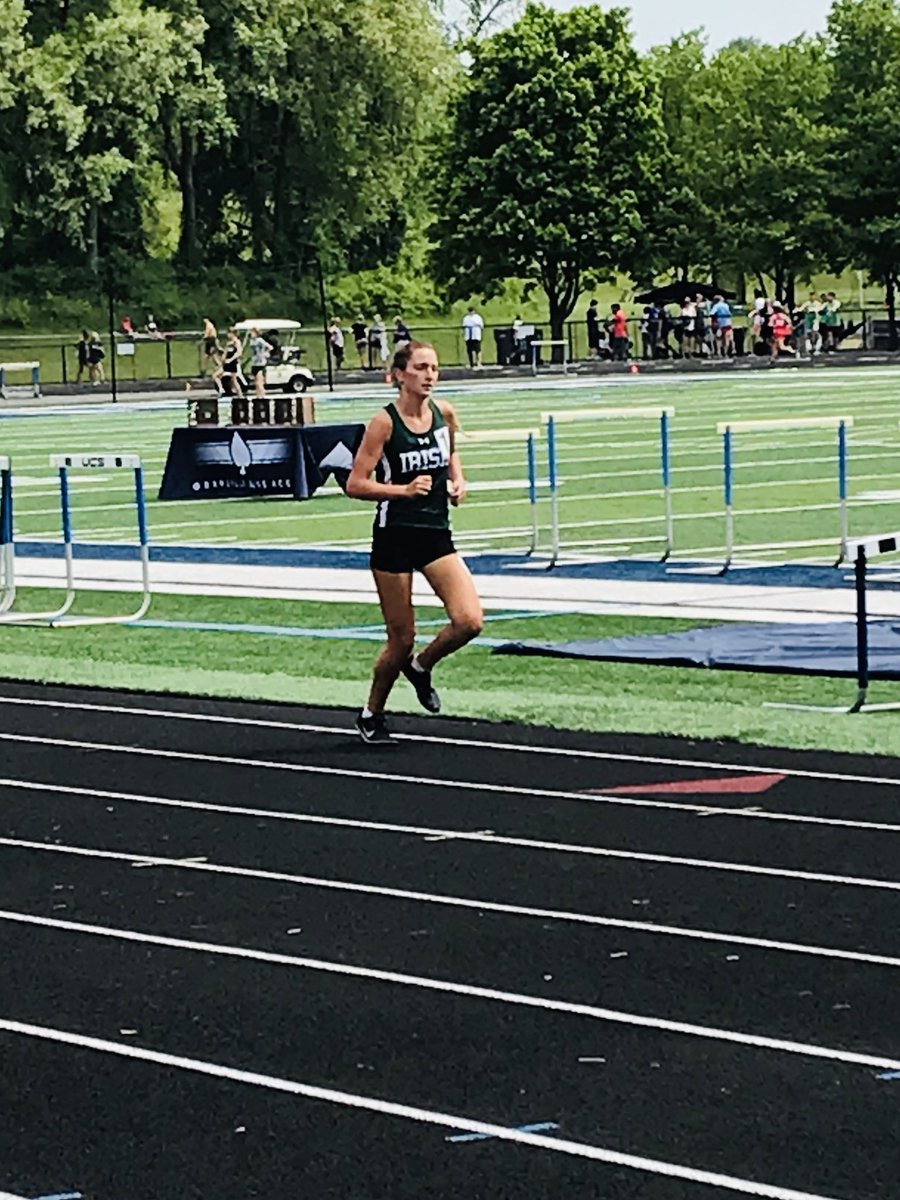 twil2323's tweet photo. Congrats to Fisher Catholic senior @boyden_natalie for not only winning the Division III 3,200 (11:53.80) but she won by 30 seconds over the second-place runner. Outstanding!  @fishercatholic https://t.co/l7ewwsBypb