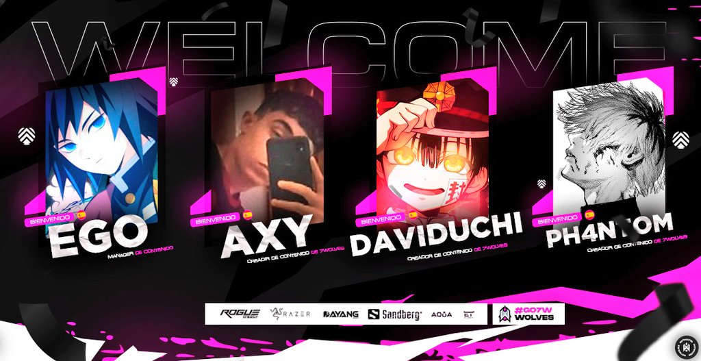 7wgamingg_'s tweet image. #PRESENTACIÓN / #GO7W

Os dijimos que había presentación, y lo prometido es deuda...

¡Os presentamos a nuestras nuevas incorporaciones tanto directivas como de creación de contenido!

🥇 | STAFF:
💼 | @eegooh 

🎥 | CCs:
👤 | @Axylkz
👤 | @Daviduchy13_
👤 | Ph4ntom (Instagram)