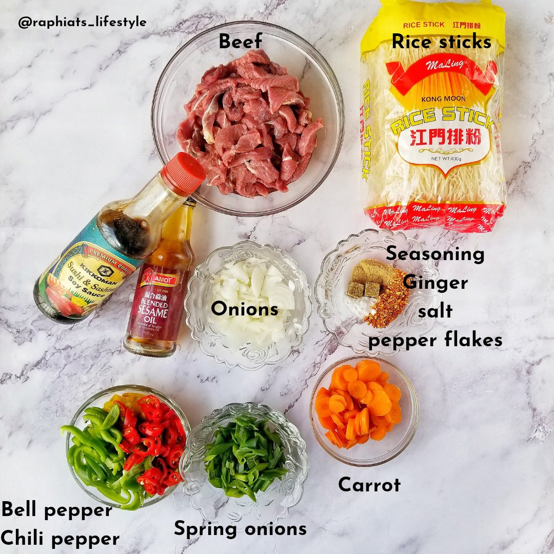 raphiats's tweet photo. Stir fry rice sticks, so easy to prepare 🥰🥰 https://t.co/ndRXfN8Qti