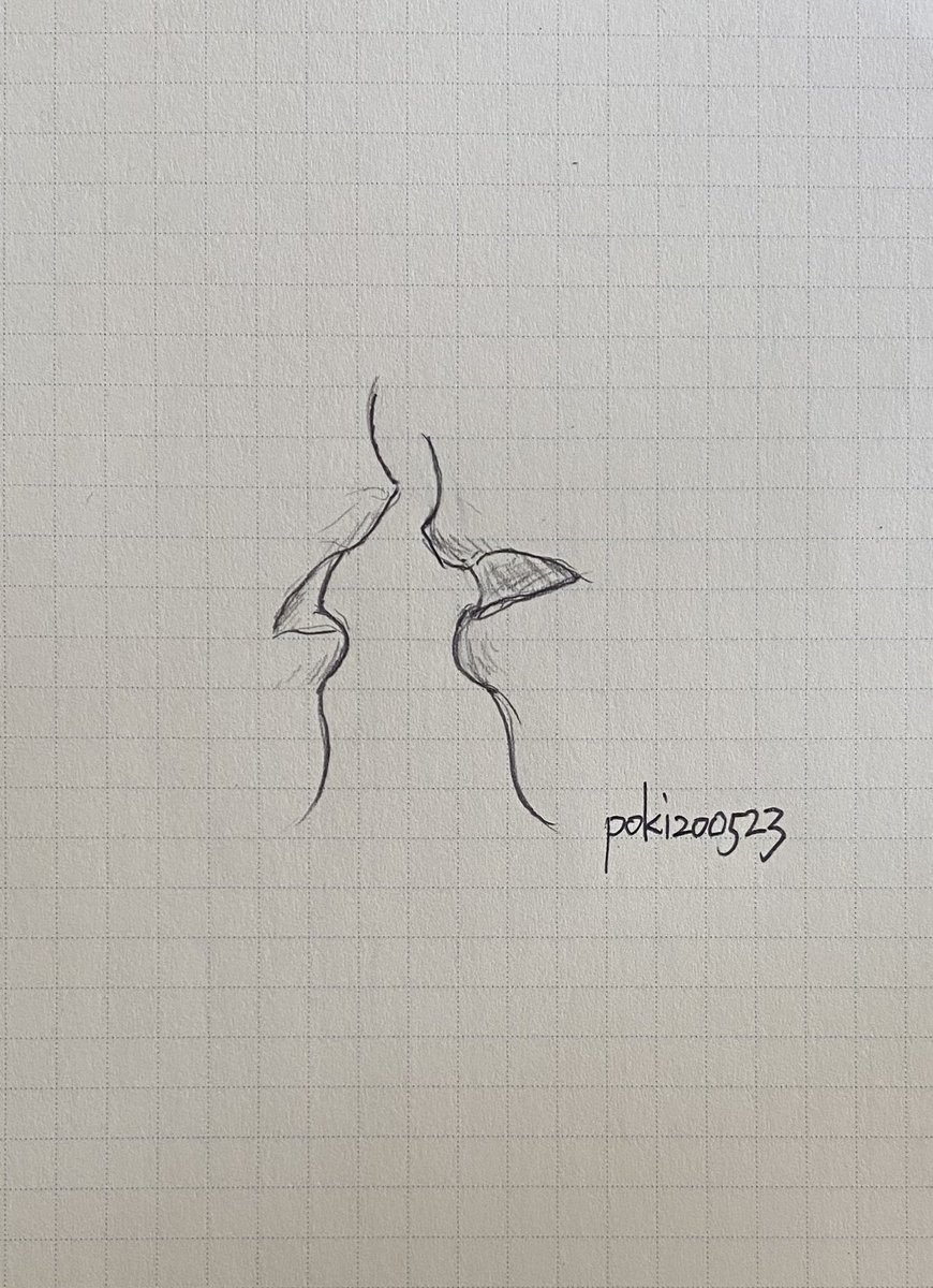 #キスの日
去年の絵の使い回し。 