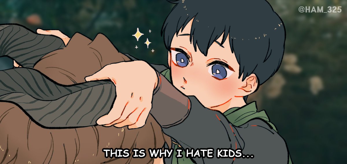 HAM_325's tweet photo. Demon King Oikawa with his new spawn. 

📽️scene from the Maleficent movie https://t.co/MByT1GK8CJ