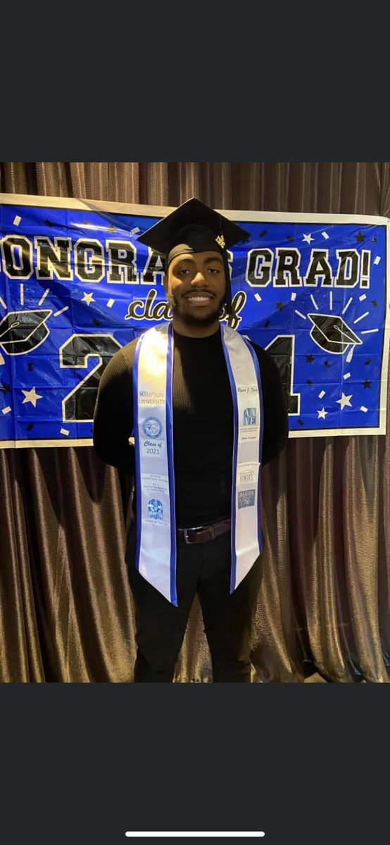Hoopsdoug's tweet photo. Congrats @Hoopsdoug Alum Zion Cousins and Ryan Ford , HBCU 2021 Grads #HowardGrad21 #HamptonGrad21. #OurMissionIsDifferent. #Brotherhood https://t.co/bRHMwRqyth