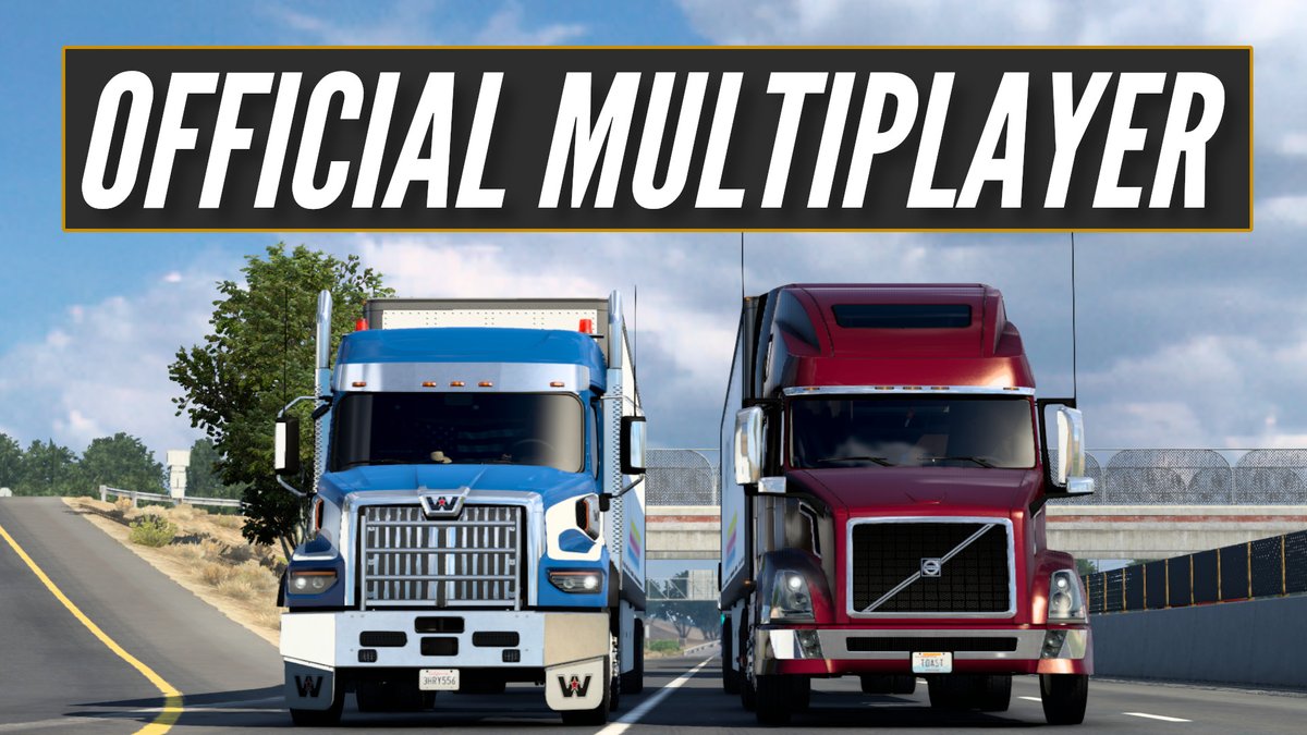 Official Multiplayer for American Truck Simulator 
👉 youtu.be/pAfQSGov0vs