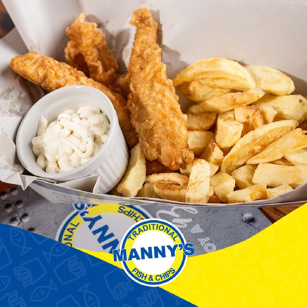 🤩 Saturday Supper? Has to be Manny’s...

🤩 Did you know you get 10% off all online orders 

When you order directly from:

mannysfishandchips.co.uk/order-now

Beat the queue this Monday and order direct 🚀