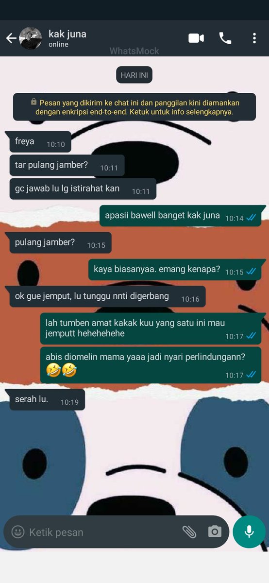 vanessainez's tweet photo. 1. Rasa gelisah kak juna https://t.co/2OIKZos5Fc