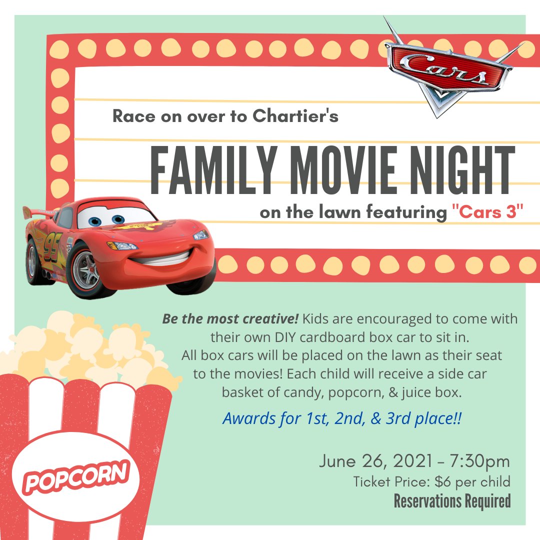 chartierscc's tweet photo. Movie night at Chartiers! @chartierscc https://t.co/6OTGAZ4t2t
