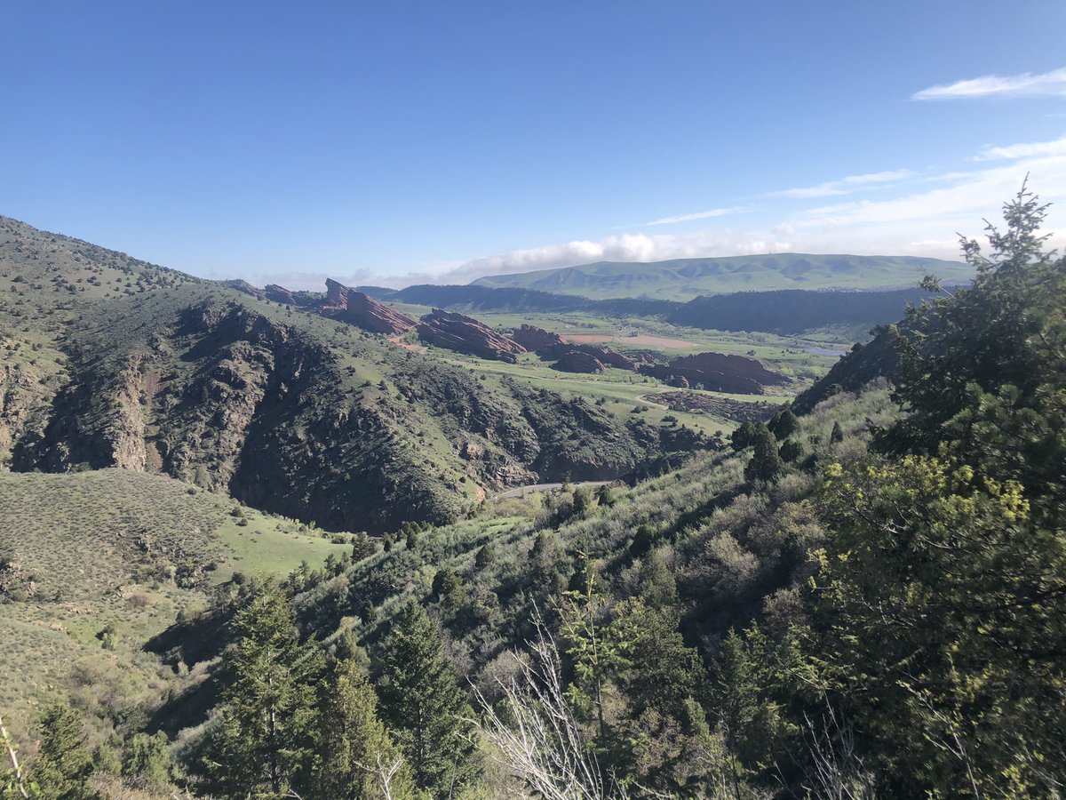 AlexRoseNews's tweet image. Perfect morning for a hike! Always enjoy my time in @JeffcoOpenSpace. #ColoradoTrails 🥾