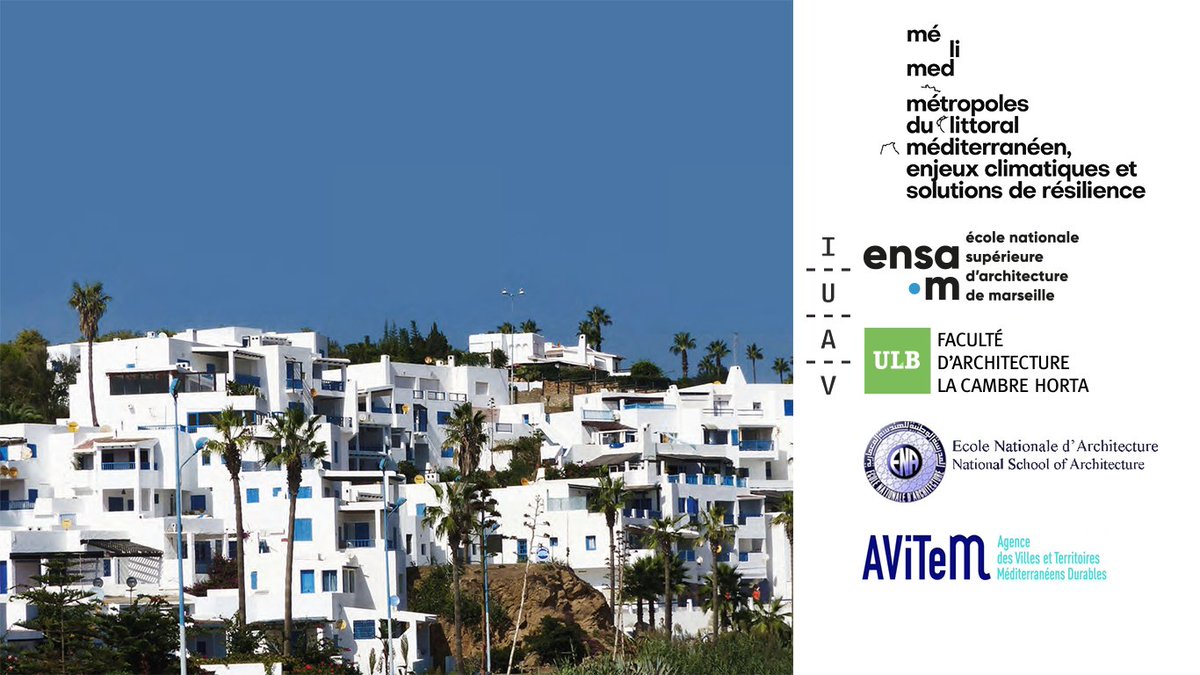 Territoire et architecture du tourisme balnéaire sur le littoral de Tétouan-Sebta au Maroc, par Tifawt Loudaoui
Mardi 25 mai 2021 à 11h
En visio-conférence : bit.ly/3oFNfvn
Projet Mélimed, piloté pour l’école par Laurent Hodebert
En savoir plus sur mélimed