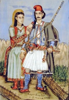 Greekculture2's tweet photo. Greek folk art style (painting) 🇬🇷 #greece #greek #greekfolkart #greekart #art #folk #folkart #painting #traditional #folklore #greektradition #greekculture https://t.co/yJHPaYVHnh