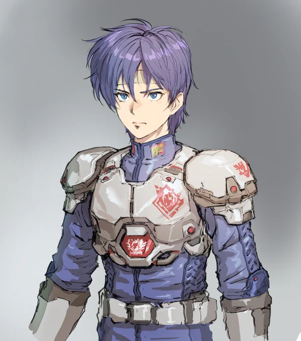 唐突にファンタシースター2のキャラを描きたくなってのラクガキ。キャラアイコン絵のイメージで。
鎧や服のデザインは手癖なのでちょっとダサいな～。 