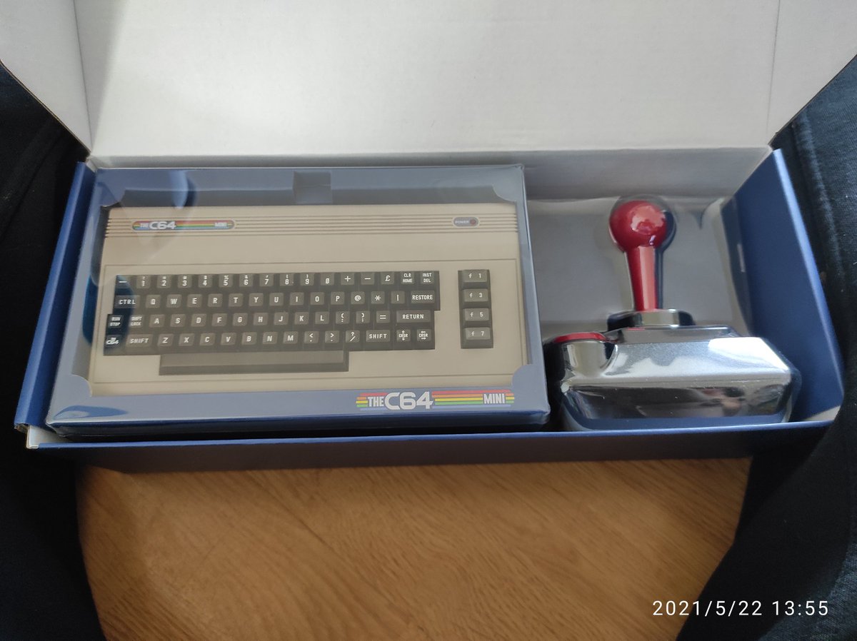 VariedDeadBeat's tweet photo. I got a new toy today! 🙂
#Commodore64Mini https://t.co/7dXgO6s4mb