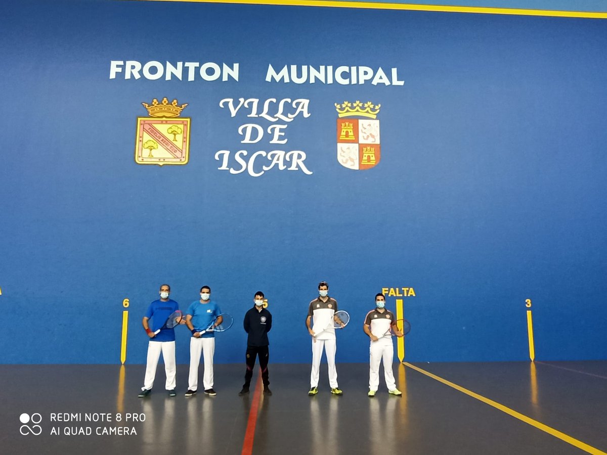 Fed_Pelota_CyL's tweet photo. Máster de frontenis (Iscar).
Saúl y Alfonso ganan en Iscar. Se impusieron en la final a Rafa y Sergio. https://t.co/sFEtYxEjhA