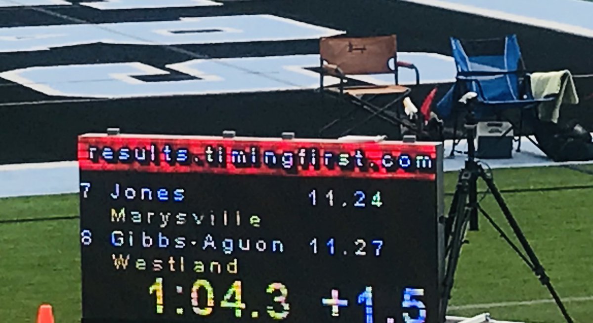 Cameron_Jones6's tweet photo. New PR At Ohio District Finals! 7th With 11.24! https://t.co/fTuEXZYHdj