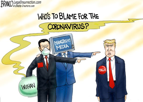 AMJ_View's tweet image. "The BIG Lie" Democrat leftists weave is multifaceted &amp;amp; interconnected:

Lie #1) #Covid19 was entirely Trump's fault and required global lockdowns (No, Communist China unleashed it and it mostly impacts the old &amp;amp; sick). #Trump ably responded to the crisis.