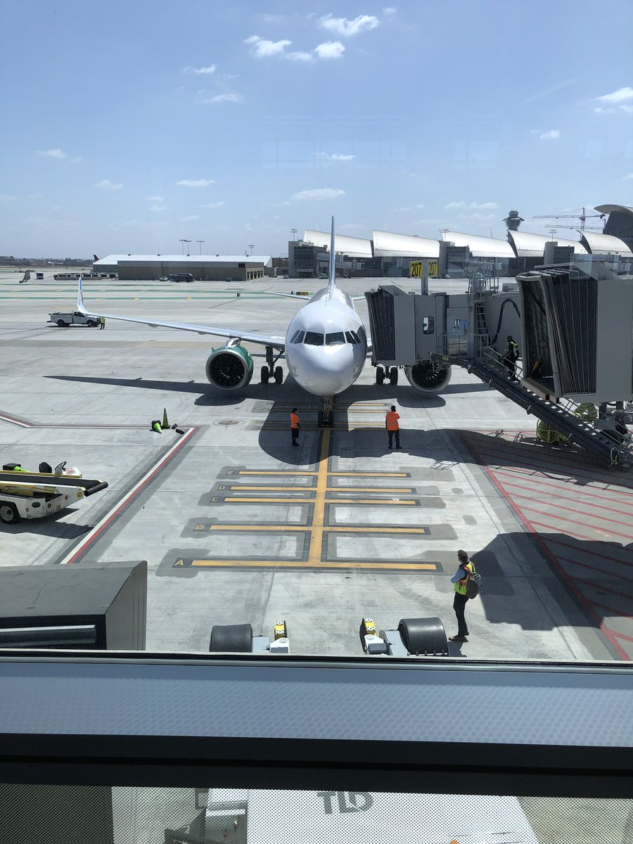 Welcome to the new West Gates at Tom Bradley International Terminal <a href="/FlyFrontier/">Frontier Airlines</a> #avgeek