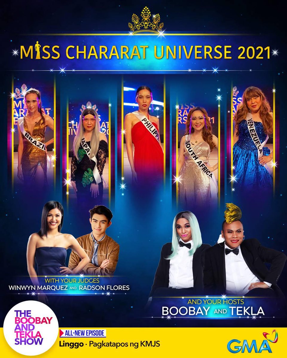 TweetsForRADSON's tweet photo. Yo! Catch Radson Flores as one of the judges of Miss Chararat Universe 2021 on The Boobay And Tekla Show this Sunday, after KMJS.

@radsonflores @BoobayAndTekla #TBATS https://t.co/zPDdryQUrb