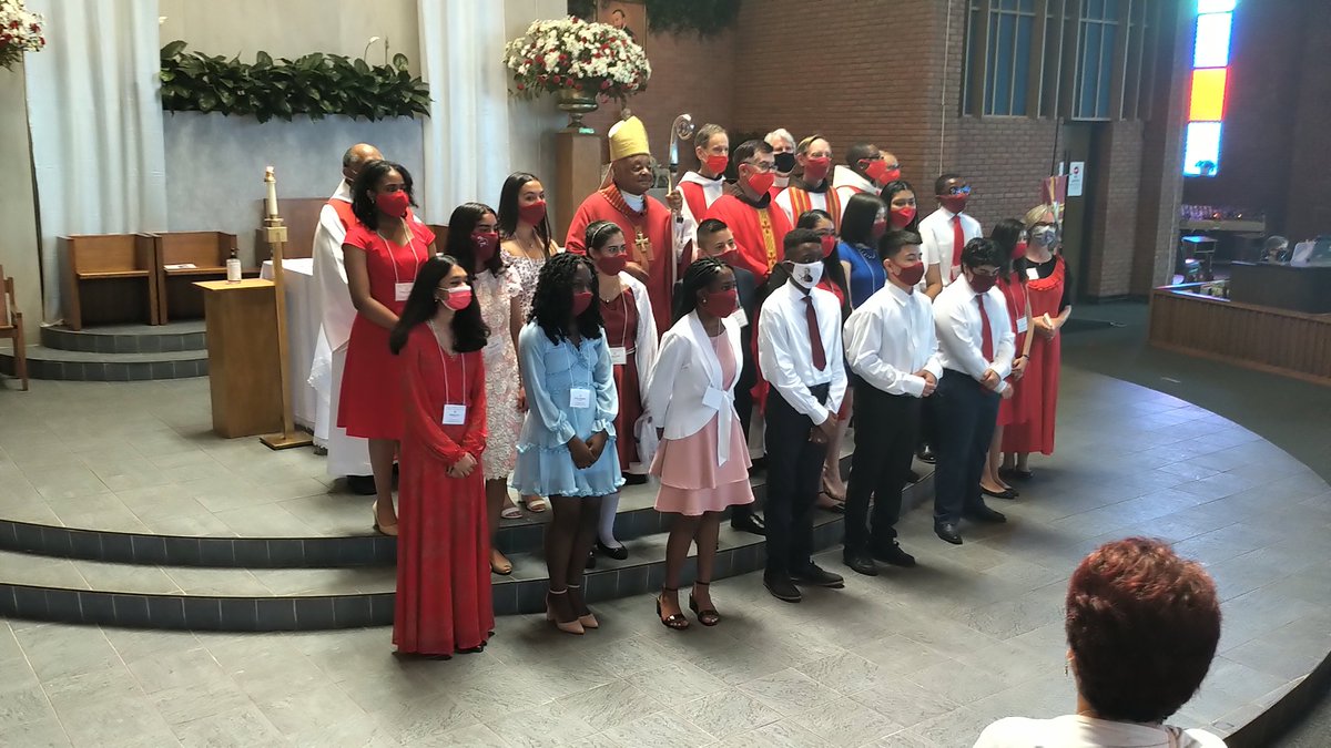 We are so proud of our students who were confirmed today by <a href="/WashArchbishop/">WashArchbishop</a> Cardinal Wilton "Dominick" Gregory today at <a href="/StCamillusMD/">Saint Camillus Church</a>