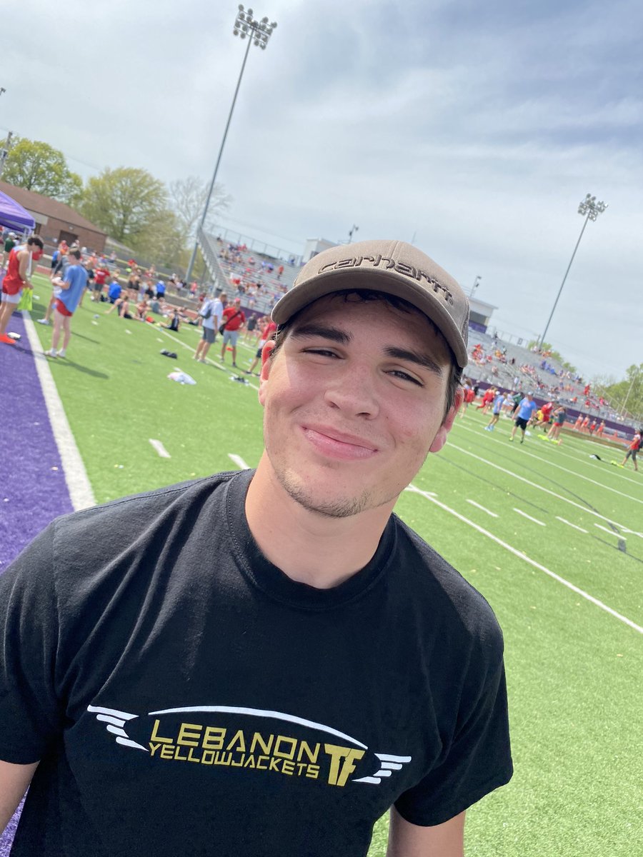 Congrats to Cordel Zebel- Class 5 State Qualifier in the Javelin! <a href="/wchristianleb/">Will Christian</a> <a href="/IWadeYouLook/">Garett Wade</a> <a href="/YellowjacketsXC/">Lebanon XC</a>