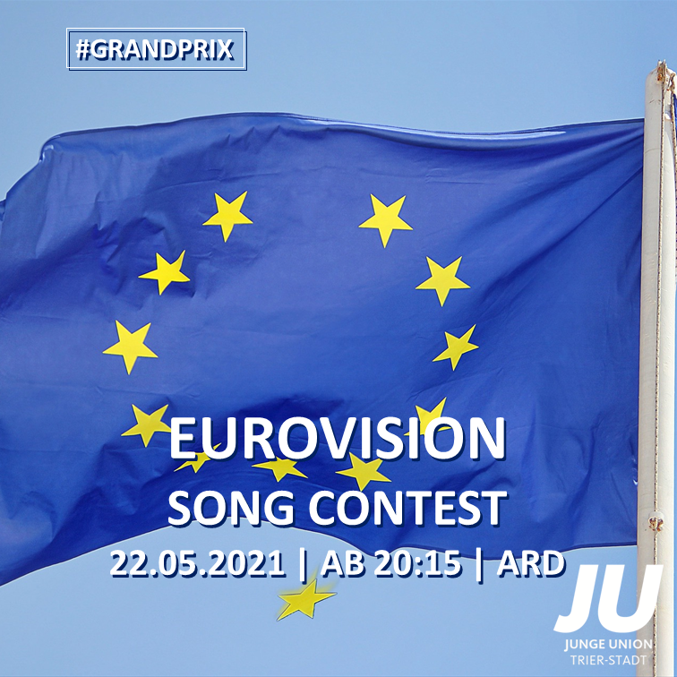 JU_Trier's tweet photo. Heute ist es soweit! 🥳🎉 Der Countdown läuft... Die Junge Union Trier Stadt drückt unserem Kandidaten aus Deutschland Jendrik Sigwart ganz fest die Daumen. 🍀Wir hoffen auch ihr seit vor den Fernsehern dabei und feiert mit. https://t.co/bpmSul6vCx