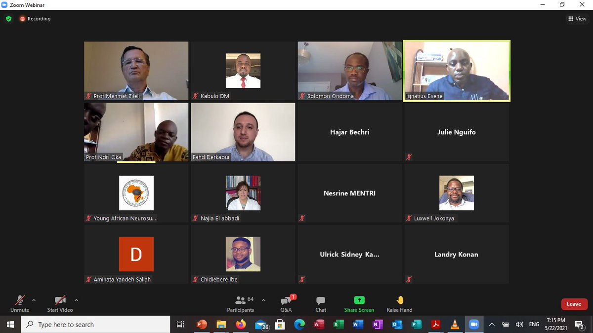 DmKabulo's tweet photo. #youngCAANS meeting in progress @FutureAfroNS @ignatiusesene @yandehsallah1 @ulricksidney @GlobalNeuroSurg @WFNSHQ @WFNS_YNF https://t.co/z8E6wQZMbH