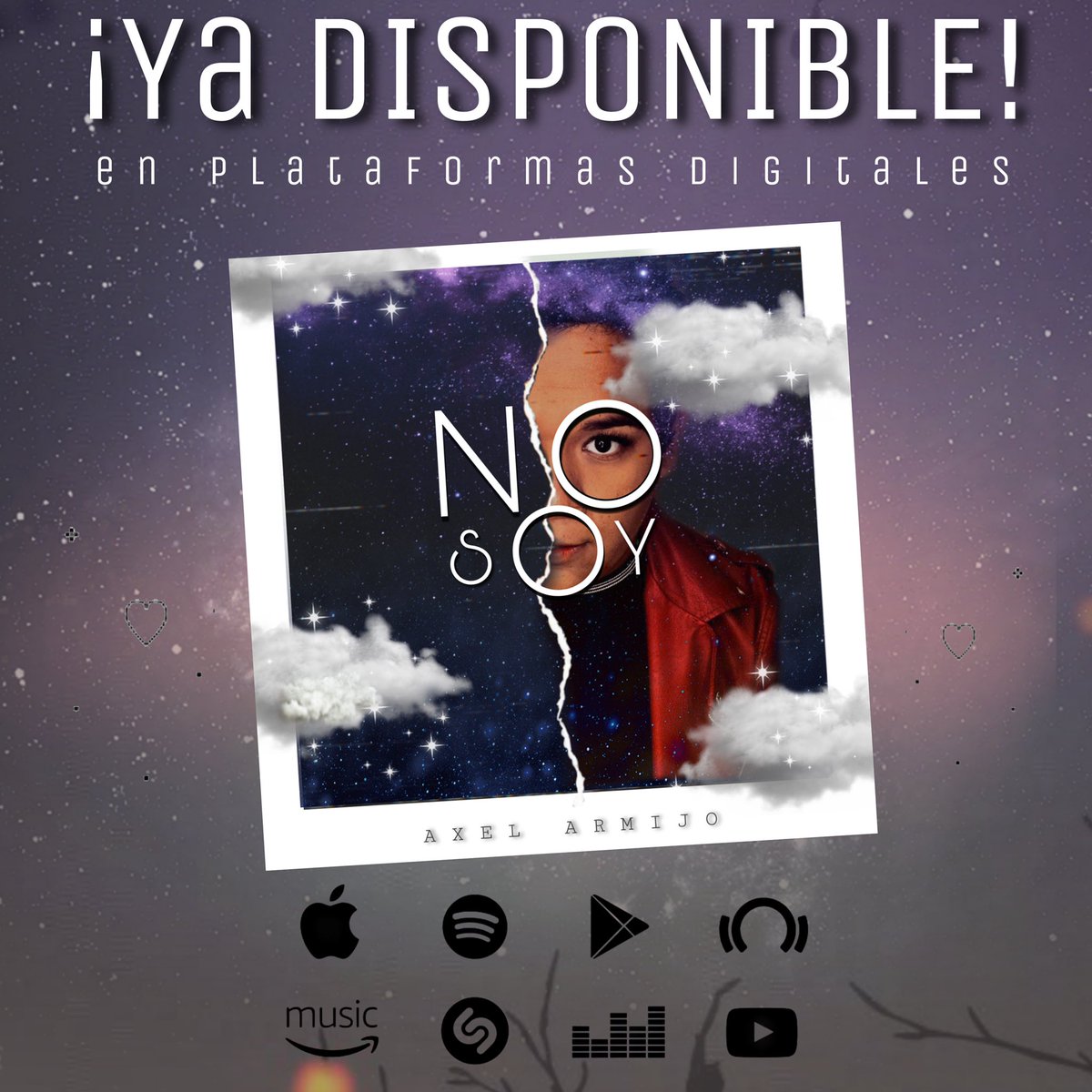 AxelArmijo's tweet photo. “ESCÚCHALA...YA DISPONIBLE EN TU PLATAFORMA DIGITAL FAVORITA” 

YouTube: https://t.co/70xLzylFx8
Spotify: https://t.co/bRRQpspbdi
Apple Music: https://t.co/5UyRSUQ0f6
Amazon Music: https://t.co/qDdCjBdwX3 https://t.co/P4E3d3WfSy