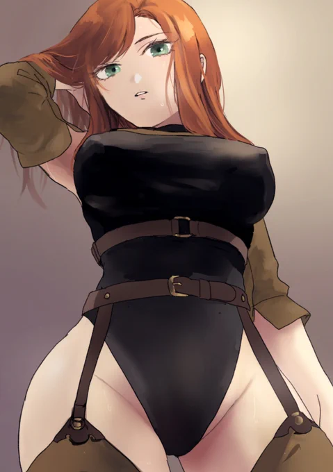 ファンタジーハイレグスケベインナー好き侍