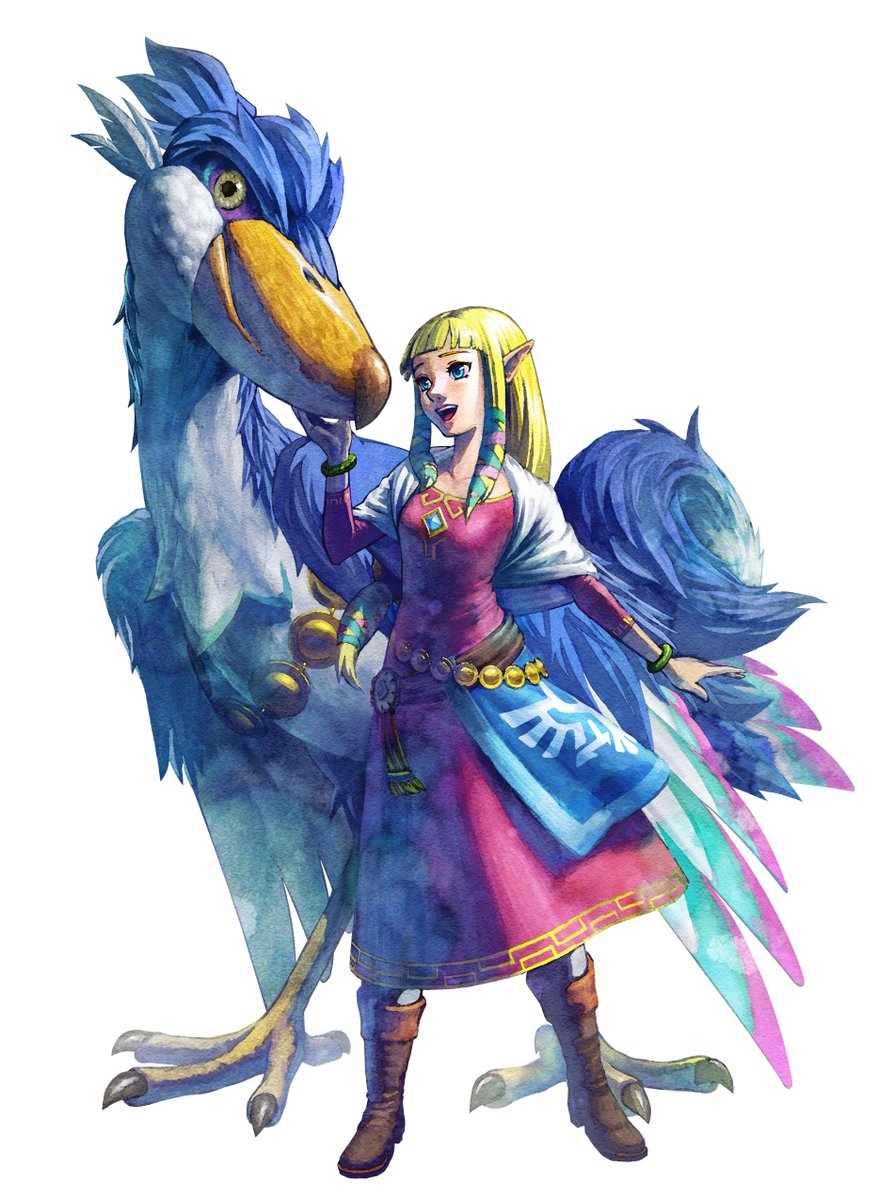 NintendoAmerica's tweet image. Unlike other entries in the series, Zelda isn't a princess in #SkywardSwordHD. She lives an ordinary life alongside her childhood friend Link, who she always cares for. On a fateful day, her destiny is set in motion when she is caught in a tornado and falls to the surface.