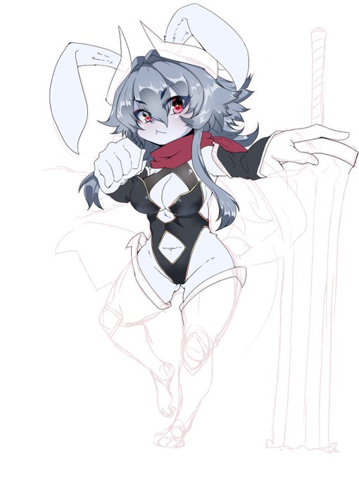 TSメスケモ勇者ちょろちょろデザイン変更中 