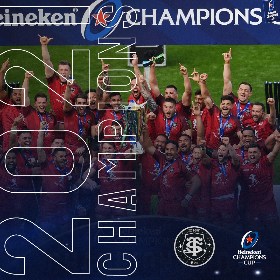 Heineken Champions Cup A Famous Five Stadetoulousain Are The Champions Of Europe Once Again Heinekenchampionscup Larvtou