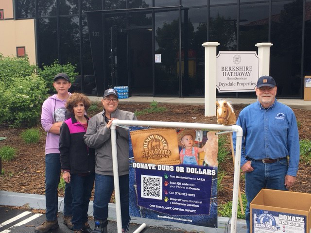 RenoRodeoFnd's tweet photo. Reno Rodeo Volunteers are eager to see you today @BHHSRealEstate Shred Day at 5340 Kietzke Lane till 1 pm. New clothing items & $$ donations are welcome to support the #DenimDrive kids. π€ π§Έ https://t.co/ZBp74tCQKs