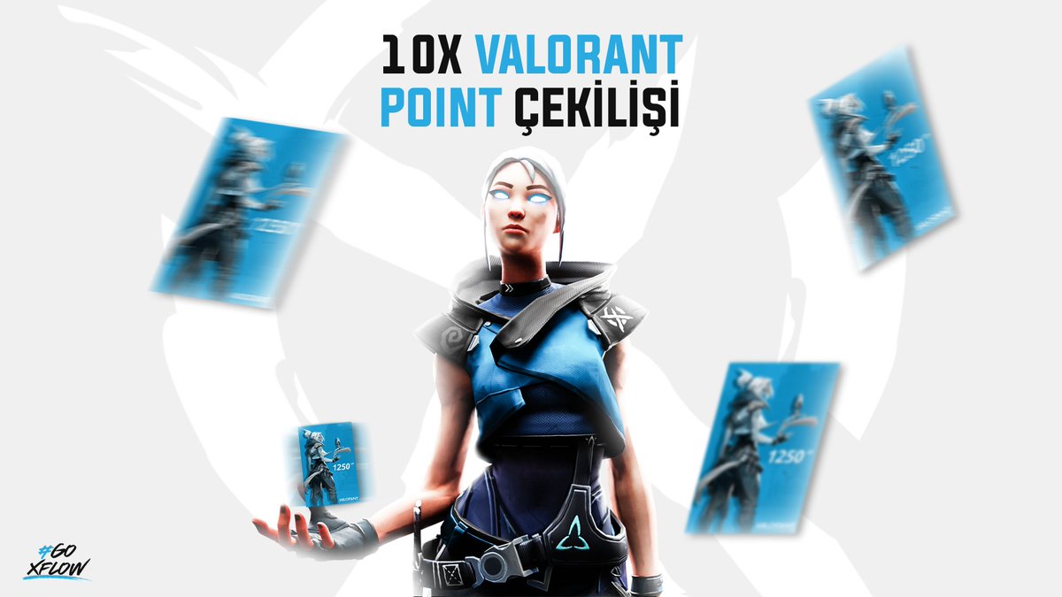 💥10 adet 1250 VP çekilişi burada! 💥

⚠️ Yapmanız gerekenler;
1️⃣ Sayfamızı takip et,
2️⃣ Bu tweetin altına 2 arkadaşını etiketle,
3️⃣ Bu tweeti rt'le 🤗

📲 #GoXFlow | #VALORANT