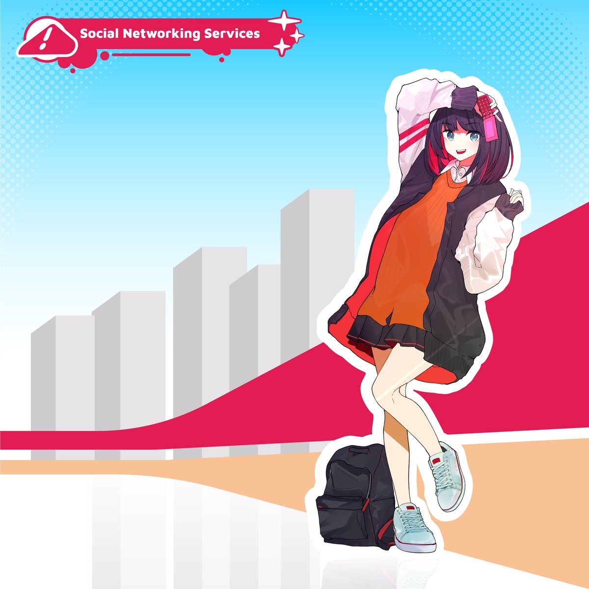 ⚠️ EP ANNOUNCEMENT ⚠️

“Social Networking Services” 

my second EP will be released both digitally and physically on May 29th!the wait is over! please look forward to it!

it feels good to be back ♪(๑ᴖ◡ᴖ๑)♪

Character Artwork by: <a href="/nuggetkouhai/">irham</a> 
Cover Art by: <a href="/n0isivy/">𝗻𝗼𝗶𝘀𝗶𝘃𝘆 :: COMMISSIONS OPEN</a>