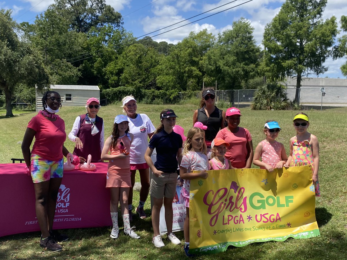 Fun morning of golfing! #girlsgolfnorthflorida #firstteenorthflorida