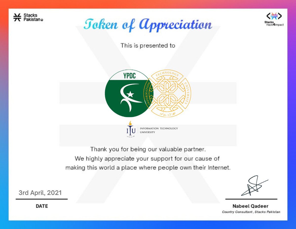 ITUYPDC's tweet photo. We are glad to work with Stack Pakistan and oblige to be part thee  impact it created

#youth #ypdc #stackpakistan https://t.co/ehmctURLpB