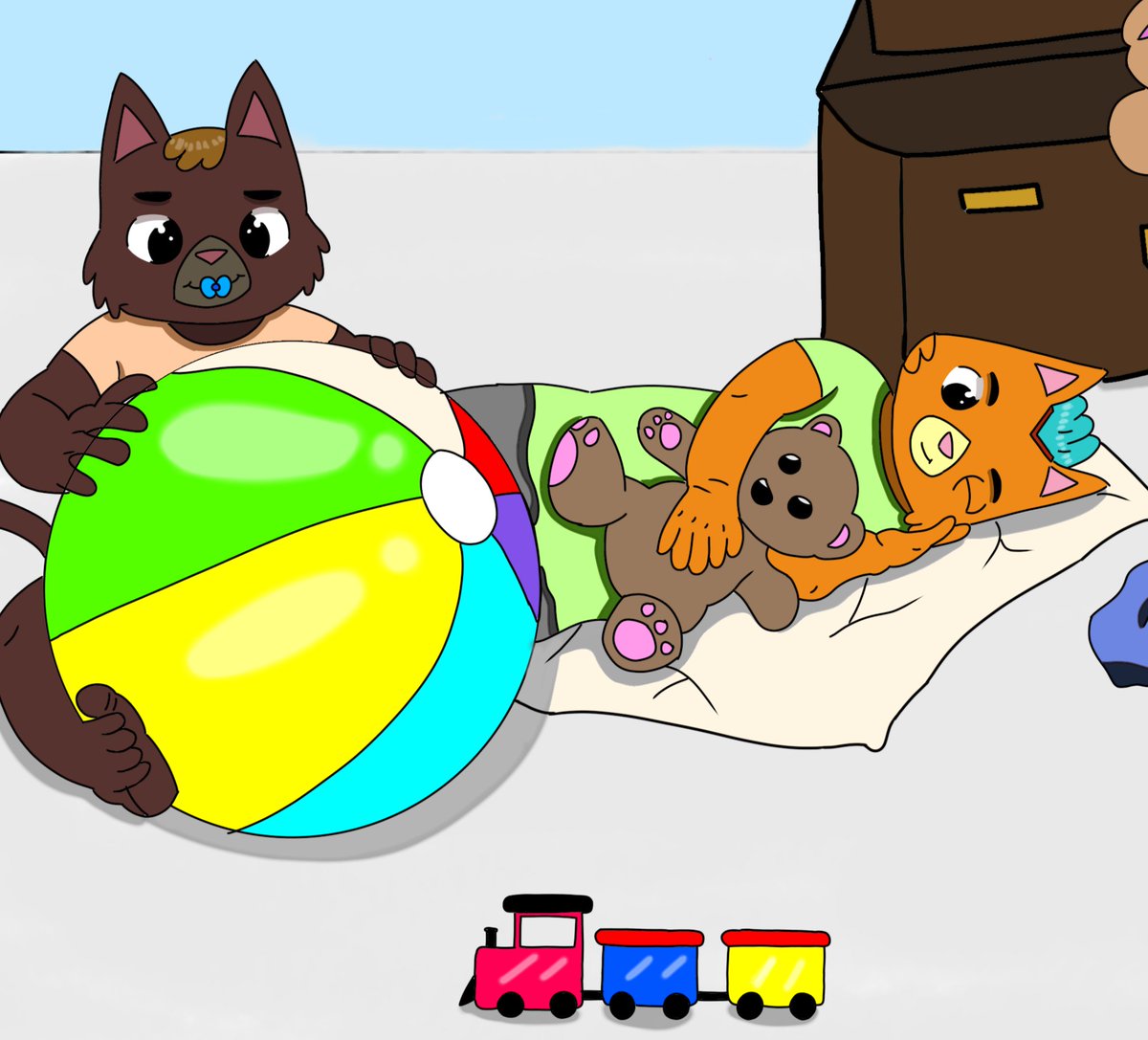 Elversatil6's tweet photo. The babies 💖
I hope very soon all the characters will be babies 🥺
Espero y pronto subir a todos en bebés
#FinalSpace #Final_Space #Avocato #Little_Cato #LittleCato #ventrexians #FinalSpaceseason3 #ventrxiano #DigitalArtist #fanart #artwork #Cataloupe #Meowlapeño https://t.co/LRLsFpOpSB