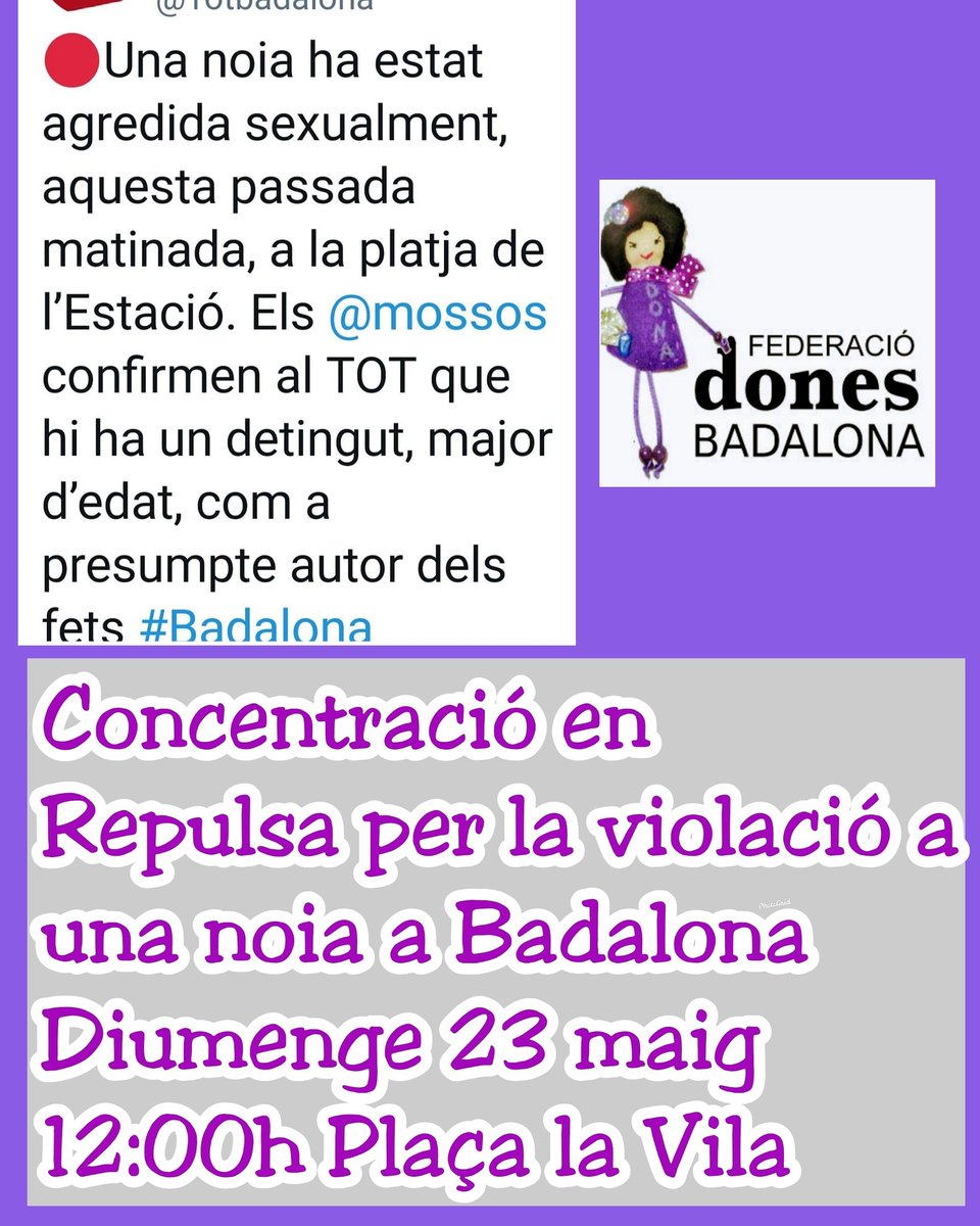 RociomBadalona's tweet photo. @TereGonzalez13 @PSC_Badalona @lidiaguinart @SonyaGuerraLpz @FederacioDones @BlocVioleta https://t.co/iNwL9zHQO2