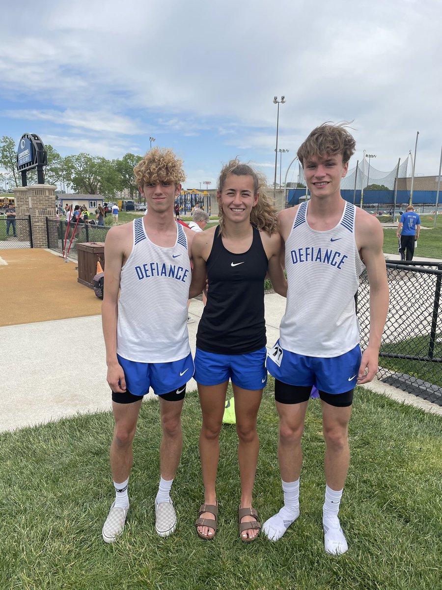 On to Regionals!!  Congrats to Eli Fortman, Emily Wahl, and Josh Horvath!!  #DefiTrack