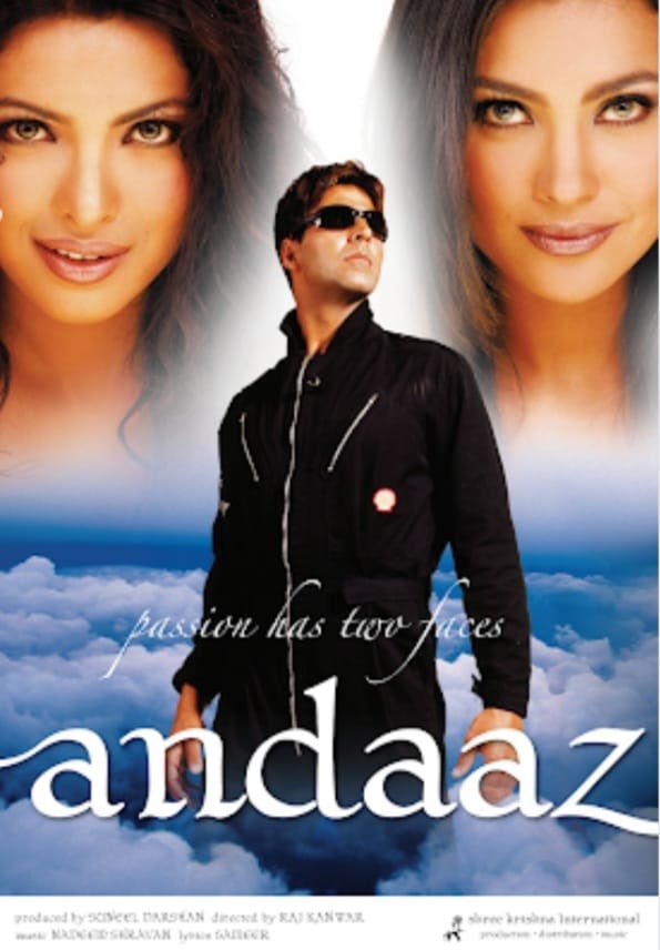 JAANWAR(1999) revived Akshay Kumar's career & rates as his finest performance to date, EK RISHTAA(2001)consolidated his credibility & finally ANDAAZ(2003) which introduced Lara Dutta & Priyanka Chopra opposite Akshay & had smash-hit songs by Nadeem Shravan confirmed his stardom