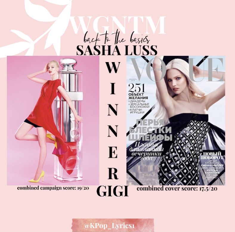 wgbblg's tweet photo. WGNTM 9 RESULTS
Winner: Sasha/Gigi @KPop_Lyrics1 
2nd: Coco/Trey @THEOnIyNonya 
3rd: Raquel/Adri @BADBlNCH https://t.co/AY2PqcCOJk