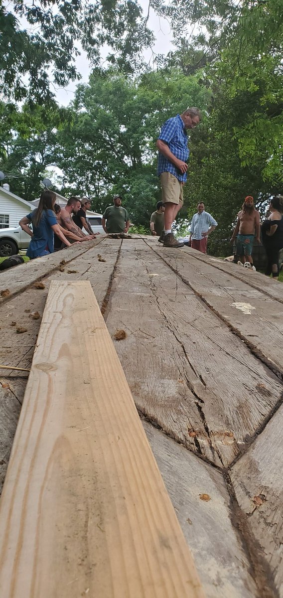 7 Islands Batteau getting ready for the 2021 Batteau Festival